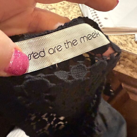 Blessed Are The Meek Black Mini Dress Size Small - Picture 8 of 11